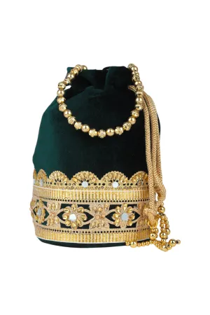 Embellished Potli bag 917425