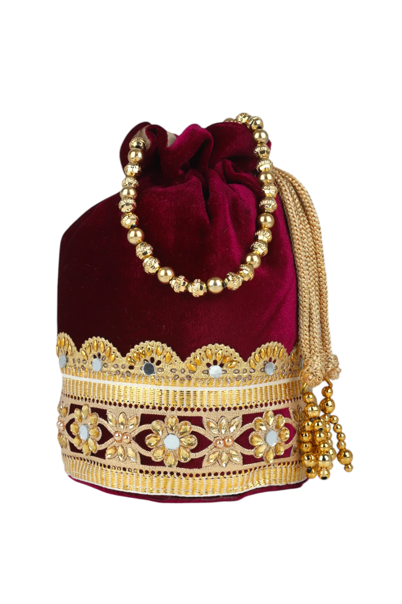 Embellished Potli bag 917425