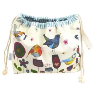 Emma Ball Drawstring Bag : Stitched Birdies