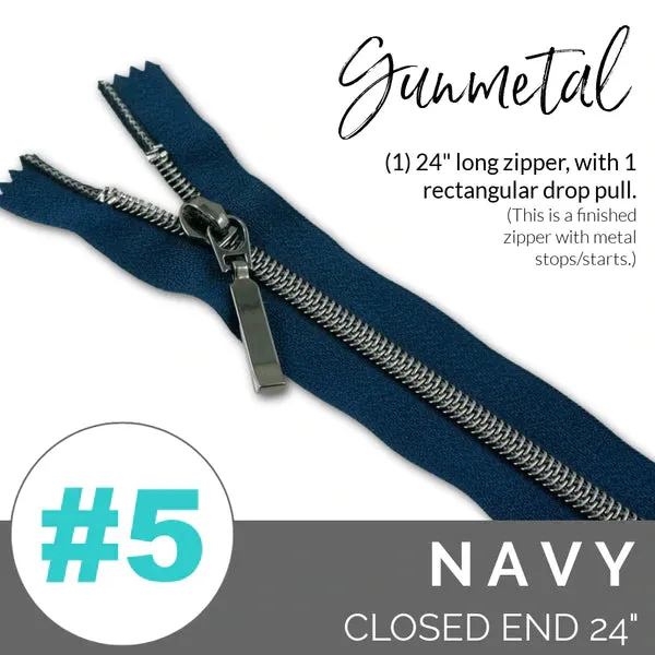 Emmaline 24" (#5) Closed Zippers