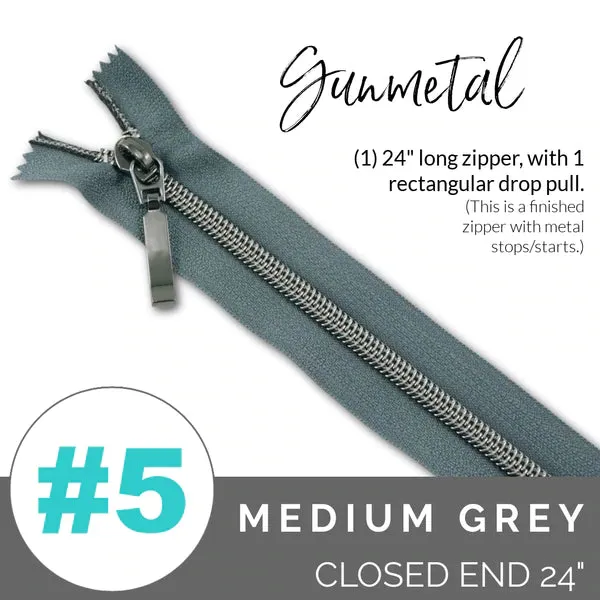 Emmaline 24" (#5) Closed Zippers