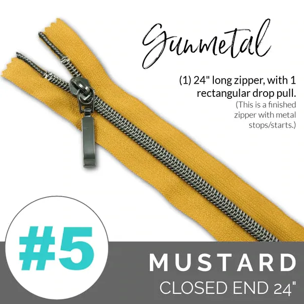 Emmaline 24" (#5) Closed Zippers