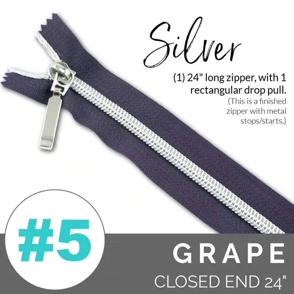 Emmaline 24" (#5) Closed Zippers