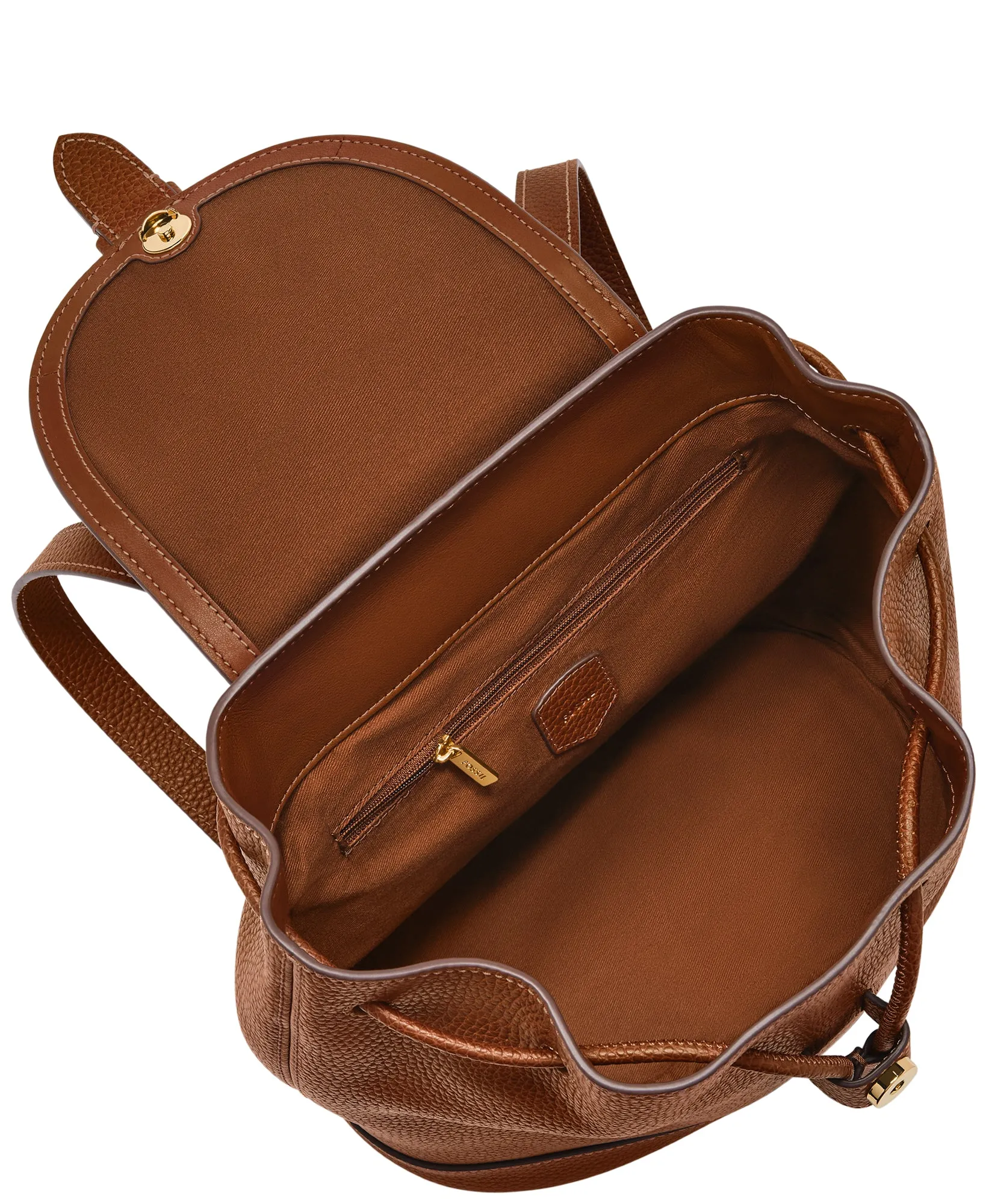 Everleigh Leather Flap Backpack