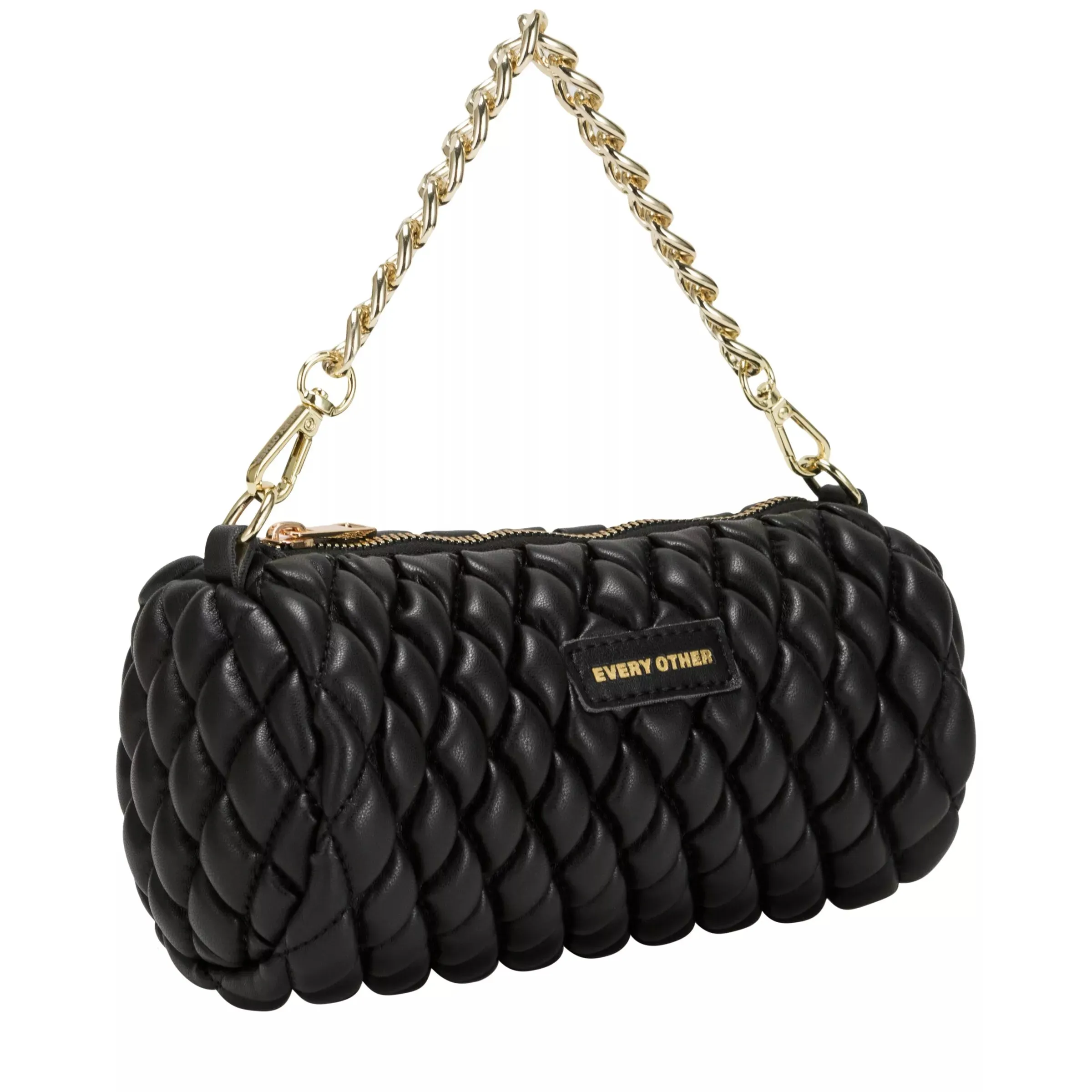 Every Other Verano Quilt Crossbody Bag | Black