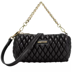 Every Other Verano Quilt Crossbody Bag | Black