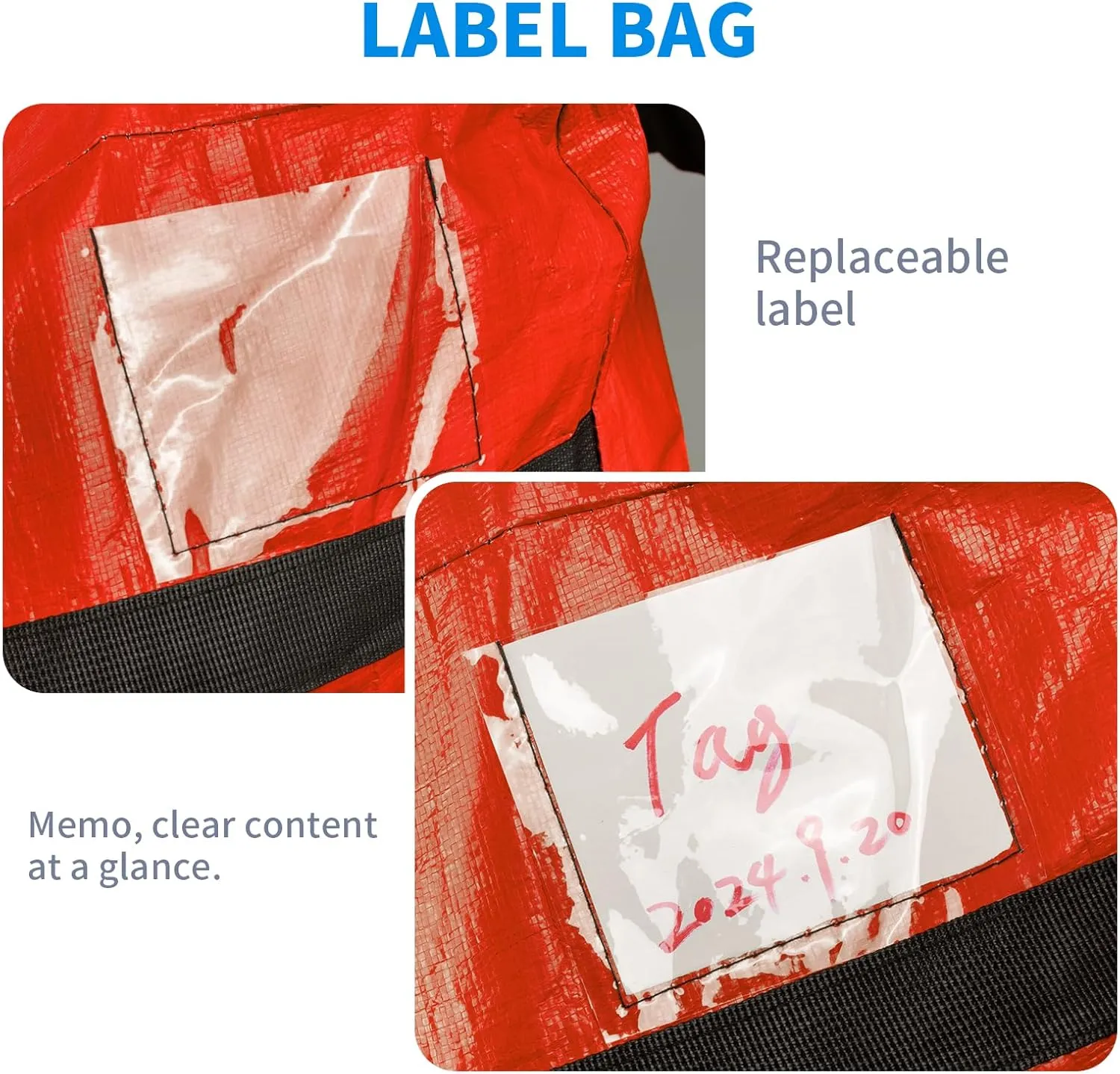 Extra Large Moving Bags with Zippers Heavy Duty Storage Duffle Bag for College Dorms Big Foldable Duffle Bag for Travel Clothes Blankets Bedding Moving (Orange 1 pack)