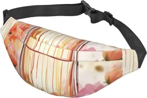 Fanny Pack Belt Bag for Women Men Adjustable Waist Pack Bag Fashion Perfume Crossbody Bags for Travel