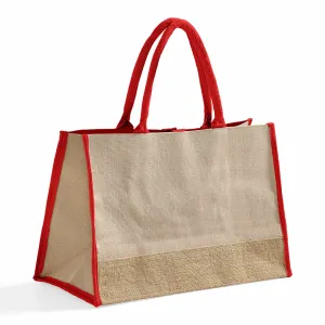 Fashion Jute Tote Bags / Heavy Duty Burlap Bags - TJ892