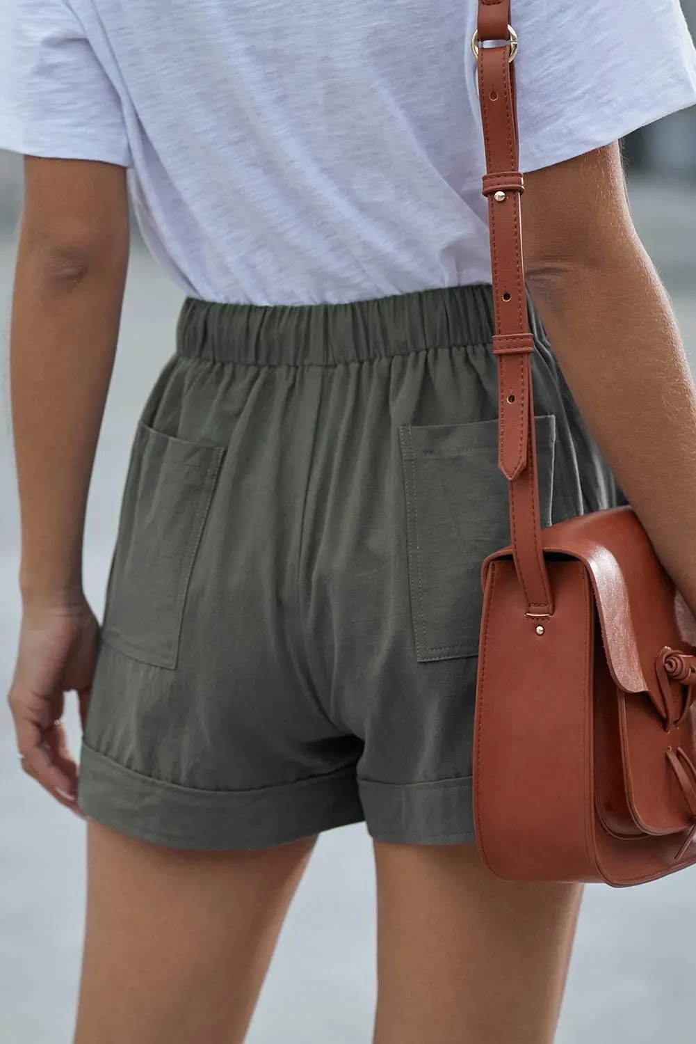 FEKOAFE Womens Shorts 2025 Comfy Summer Drawstring High Waist Cotton Shorts for Women Trendy(S-2XL)