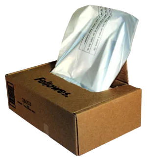 Fellowes Shredder Bags - 100 Bags Per Box