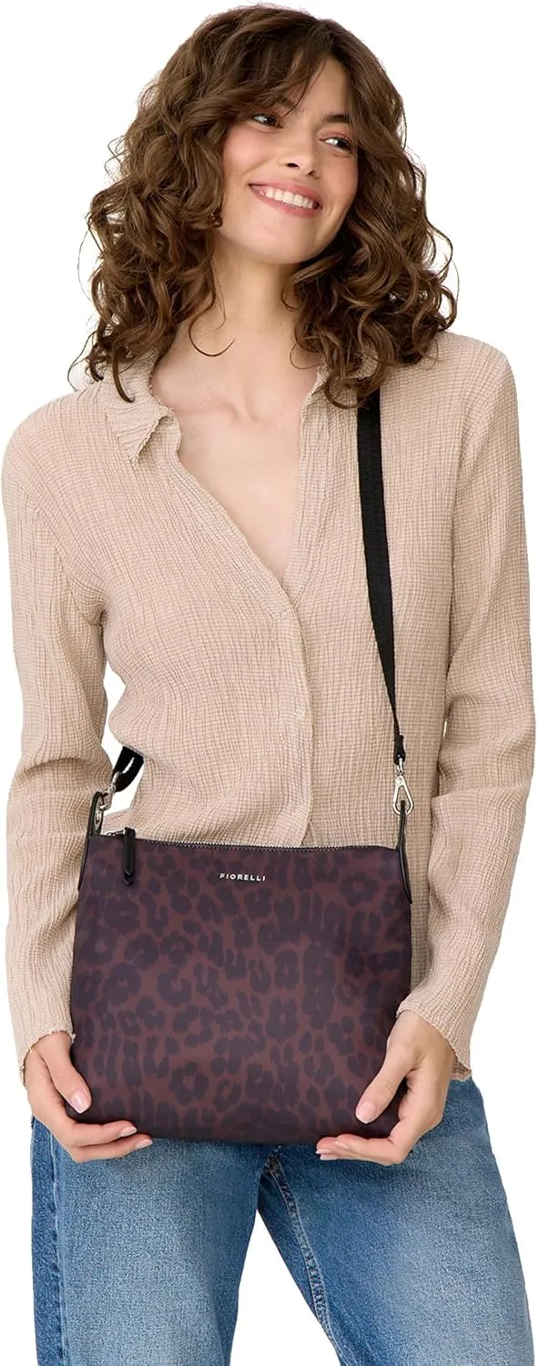 Fiorelli Women's Nelly Crossbody Bag, Stylish Handbag with Adjustable Strap & Pockets