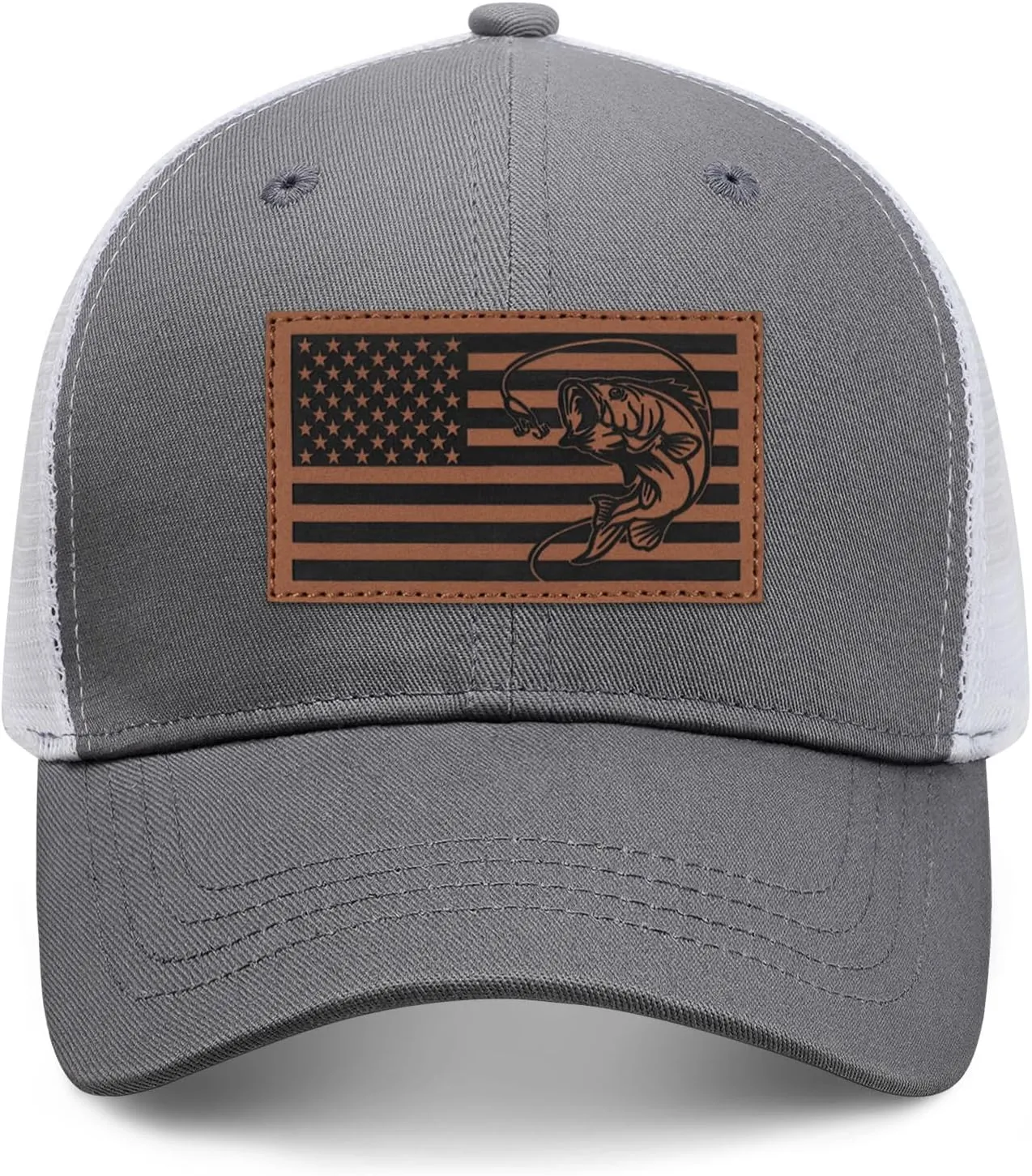 Fishing Gifts for Men American Flag Trucker Hat Mens Fathers Day Christmas Birthday Gifts Fishing Hat for Dad