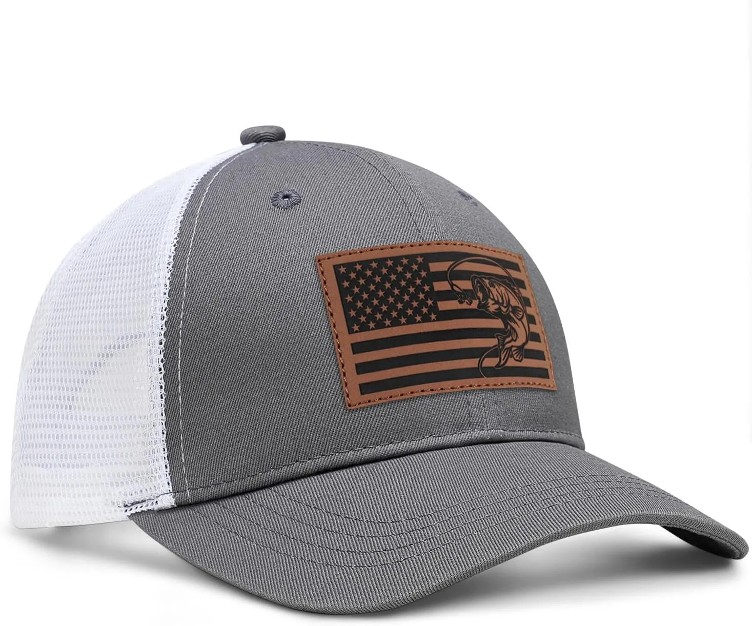 Fishing Gifts for Men American Flag Trucker Hat Mens Fathers Day Christmas Birthday Gifts Fishing Hat for Dad