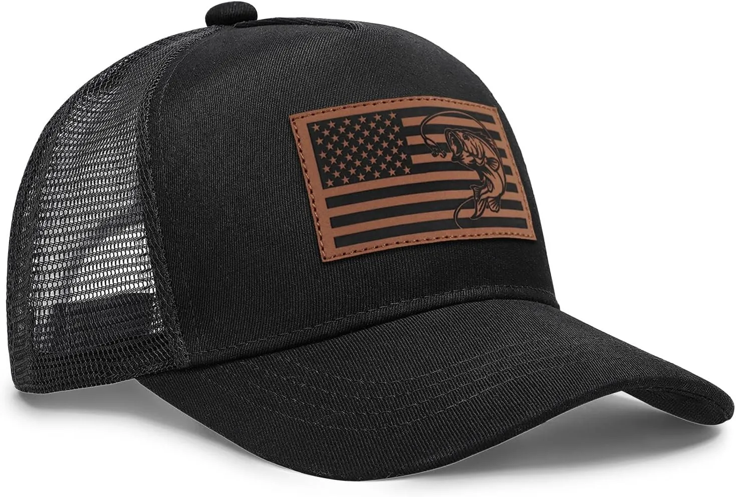 Fishing Gifts for Men American Flag Trucker Hat Mens Fathers Day Christmas Birthday Gifts Fishing Hat for Dad