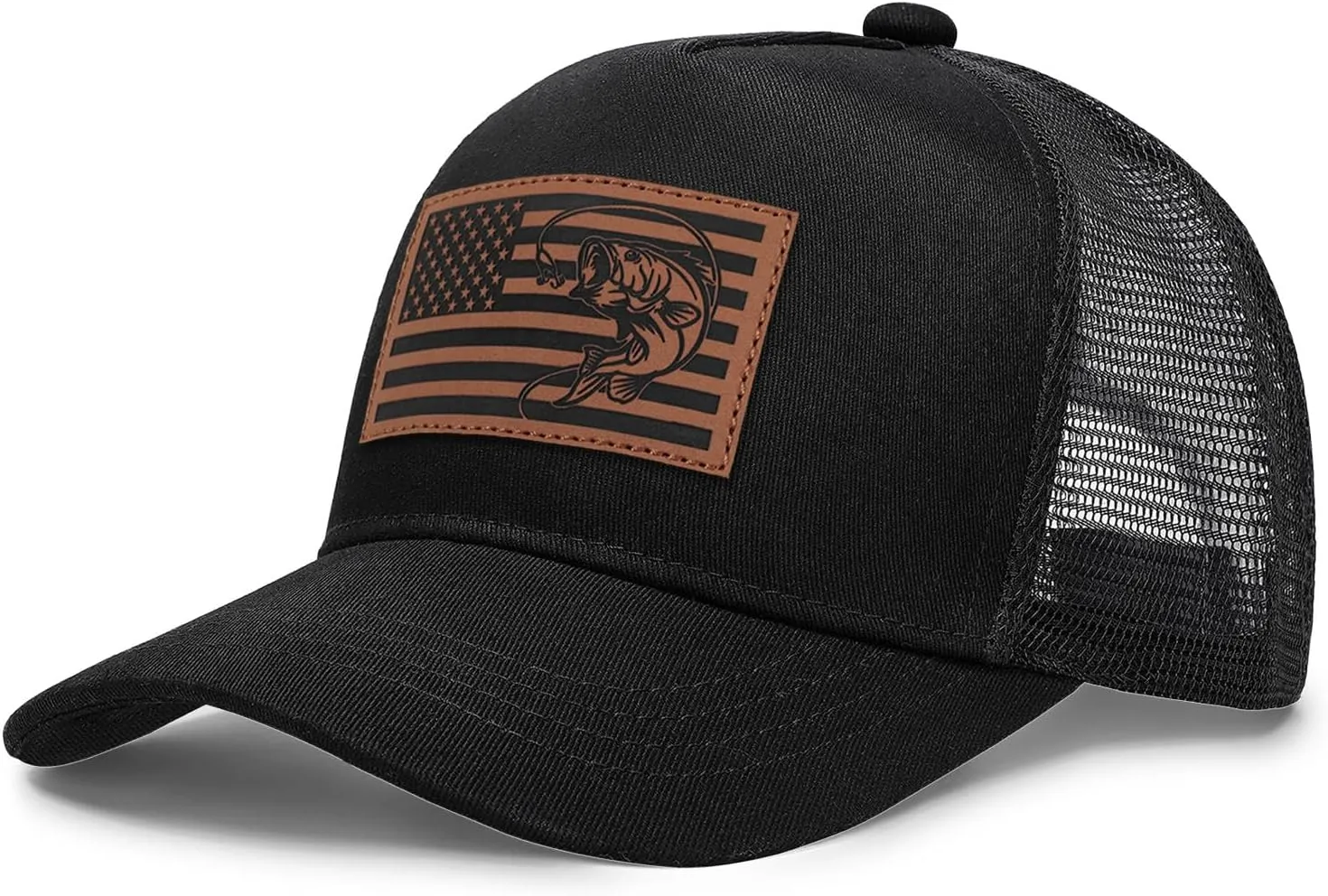 Fishing Gifts for Men American Flag Trucker Hat Mens Fathers Day Christmas Birthday Gifts Fishing Hat for Dad