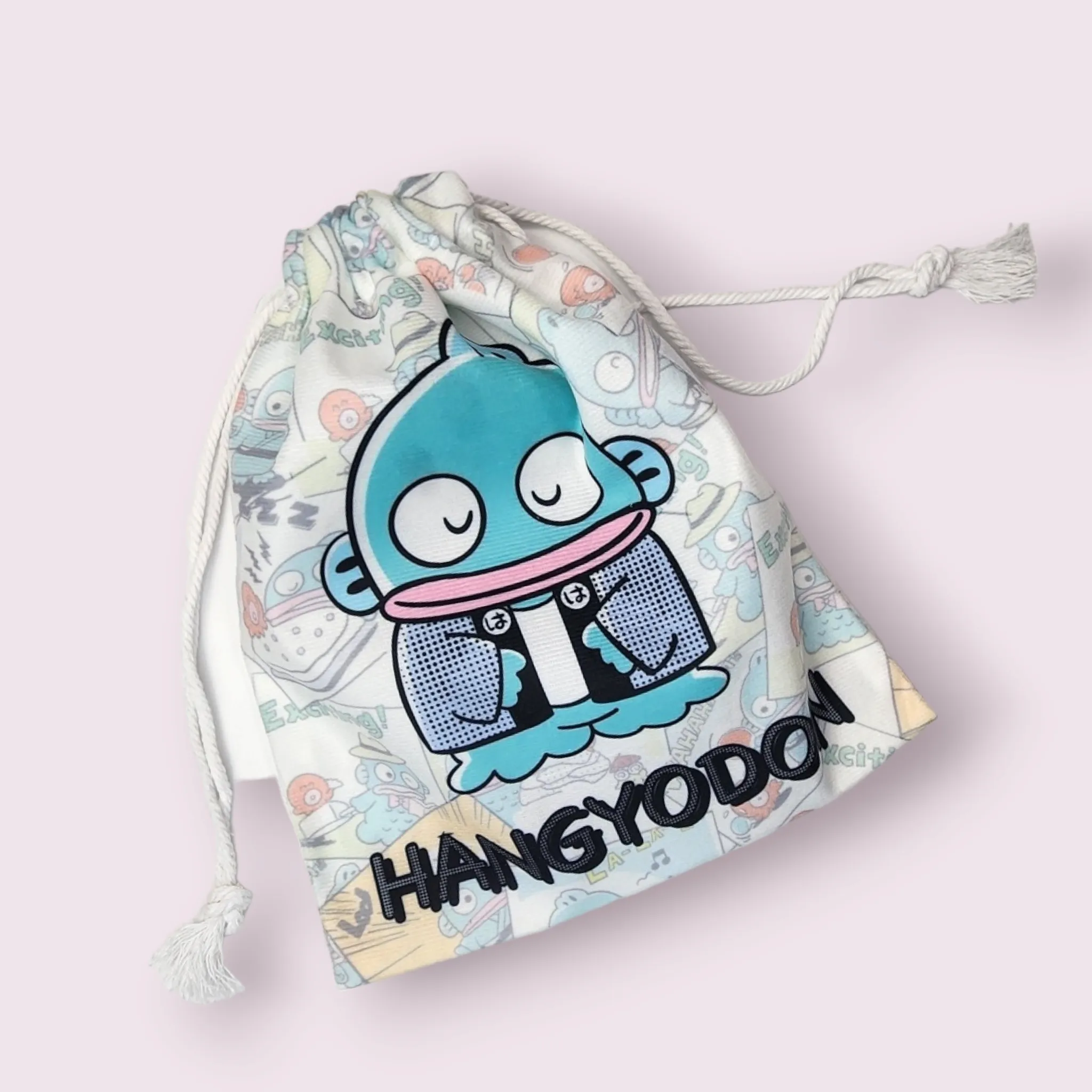 Fishman Hangyodon Soft Drawstring Bag, 3 Size Options