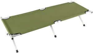 Folding Camping Cot with Carrying Bags, Outdoor Travel Bed, Folding Camping Bed for Adults, Portable Sleeping Cot for Home Office Hiking Picnic