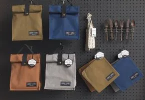 Forage   Gather Snack Bag - Navy Blue