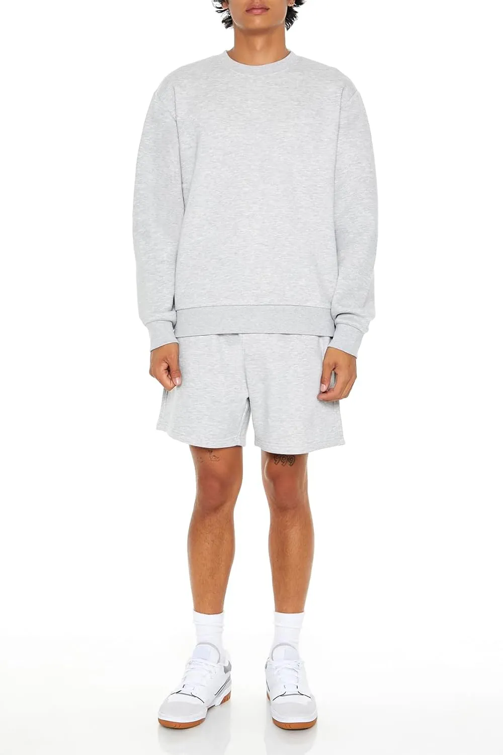 Forever 21 Men's Drawstring Cotton-Blend SweatShorts