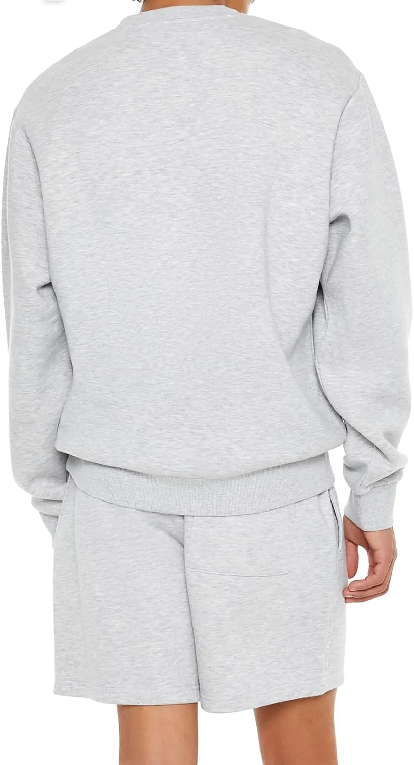 Forever 21 Men's Drawstring Cotton-Blend SweatShorts