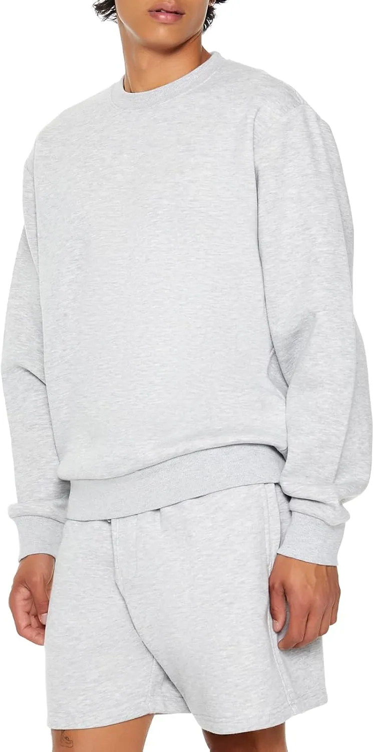 Forever 21 Men's Drawstring Cotton-Blend SweatShorts