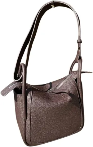 FormaLux | Premium Pebbled Leather Shoulder Bag