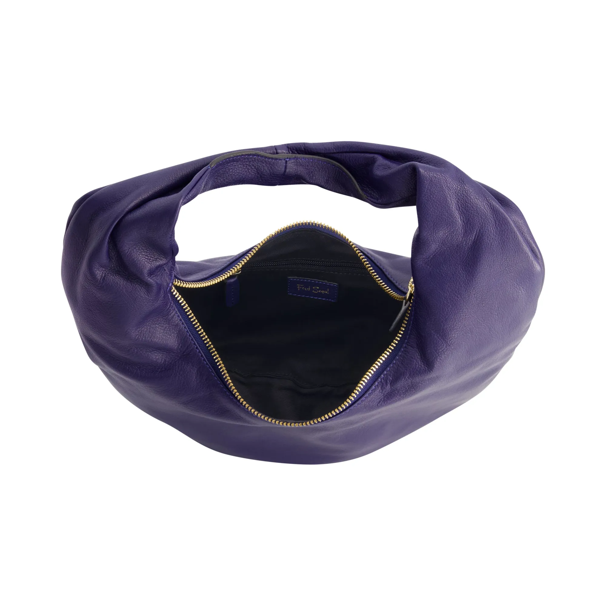 Fred Segal ROUNDED SOFT HOBO BAG, MIDNIGHT