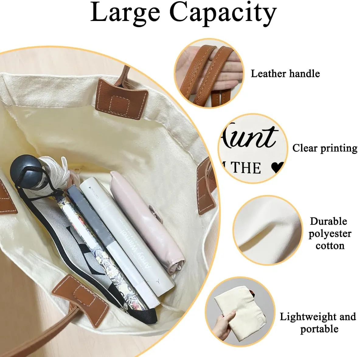 Funny Canvas Tote Bag Aesthetic Bag for Women Reusable Grocery Shopping Bag With Handles Cute Tote Bag