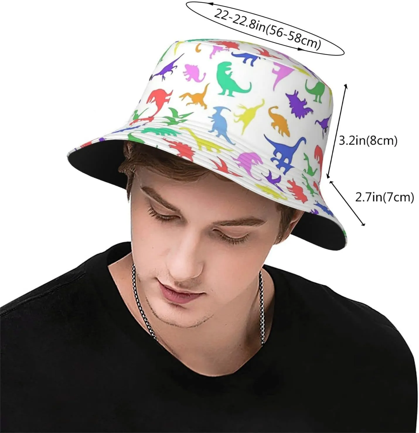 Funny Laughing Hahaah Bucket Hat for Men Women Printed Fisherman Hat Packable Sun Cap Travel Outdoor Beach Caps