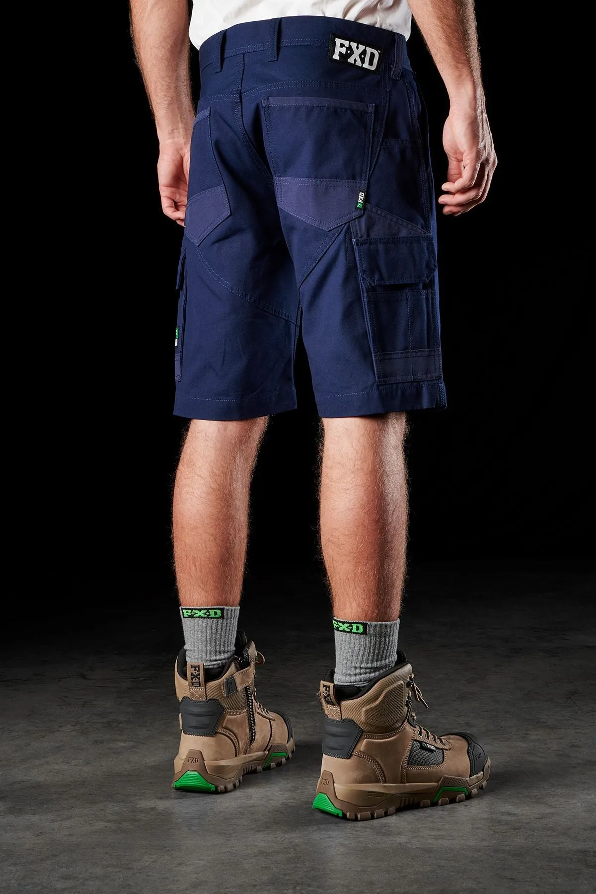 FXD Men's WS-1 Original Cargo Work Shorts - Navy