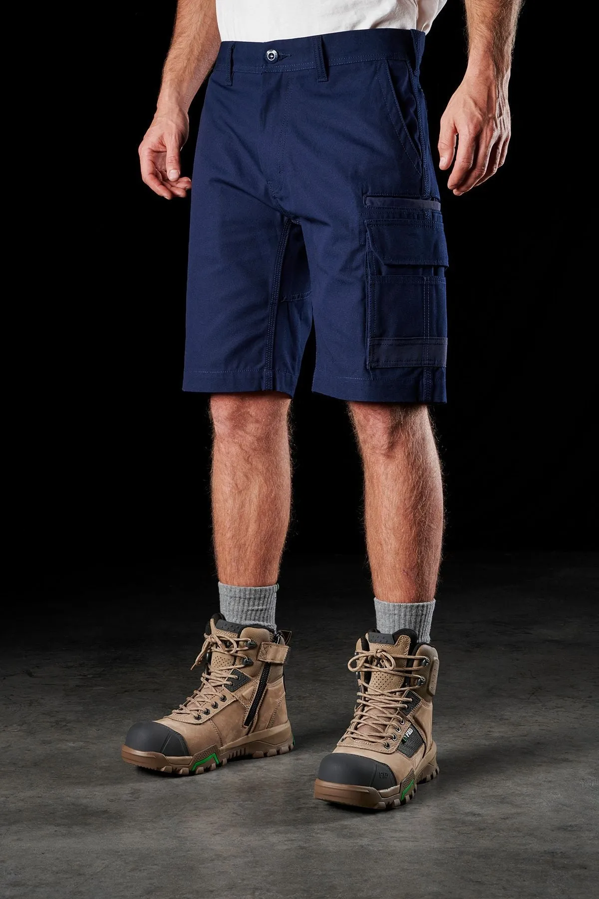 FXD Men's WS-1 Original Cargo Work Shorts - Navy