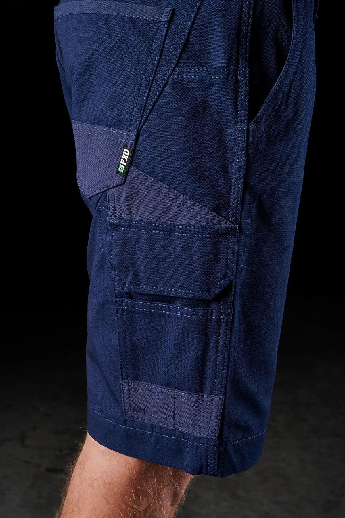 FXD Men's WS-1 Original Cargo Work Shorts - Navy