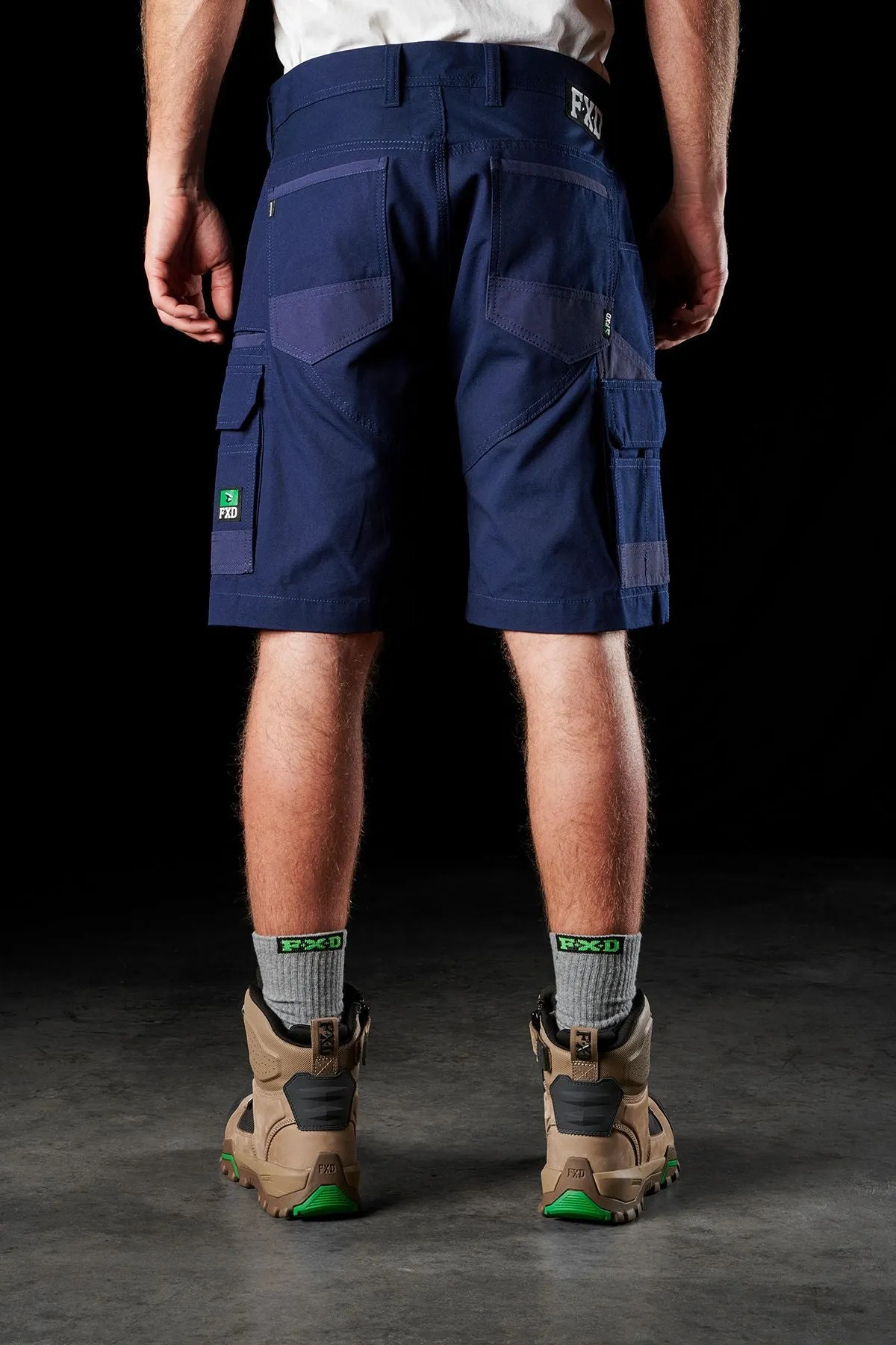 FXD Men's WS-1 Original Cargo Work Shorts - Navy