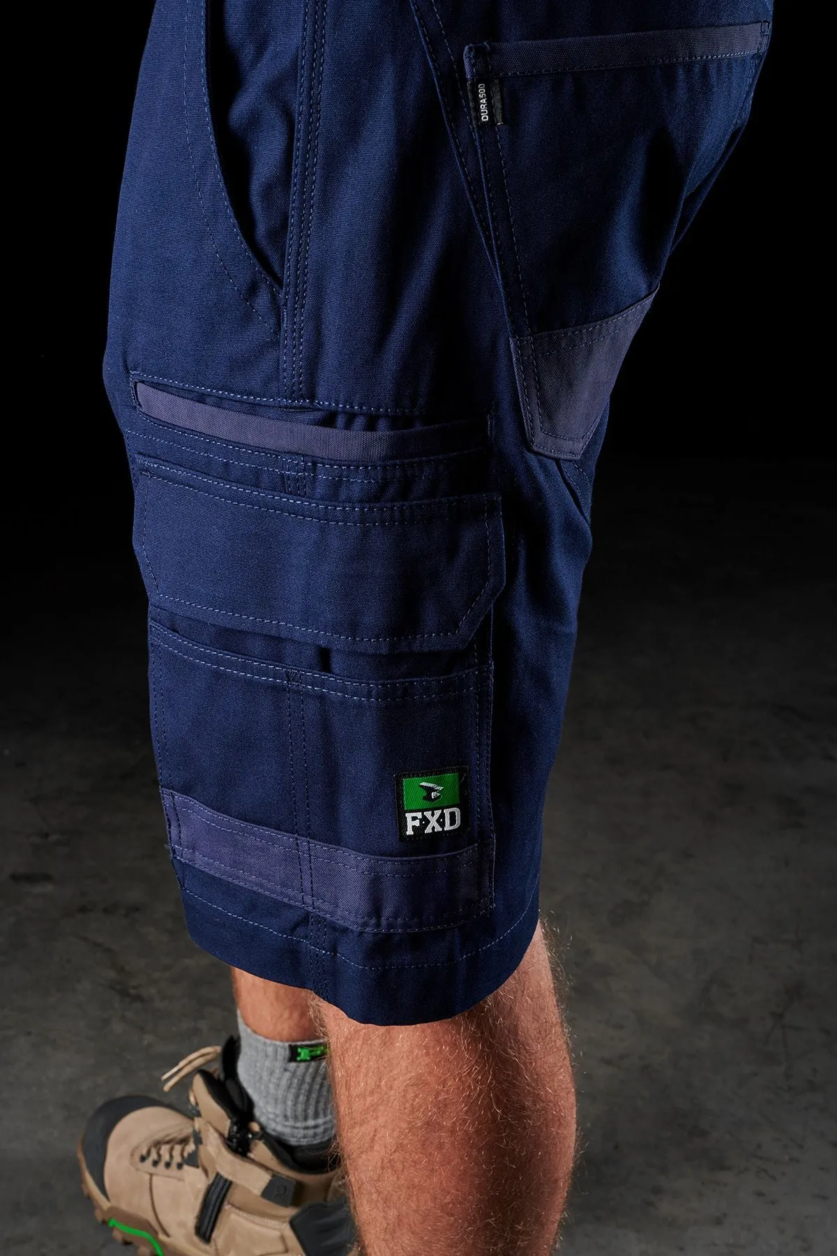 FXD Men's WS-1 Original Cargo Work Shorts - Navy