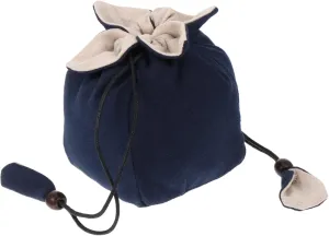 Garneck Cotton Linen Teapot Bag Portable Tea Kettle Travel Storage Bag Quilted Teaware Bag Travel Tea Mug Teacups Bag Travel Duffel Teaware Travel Bag Tea Glasses Cotton and Linen Blue