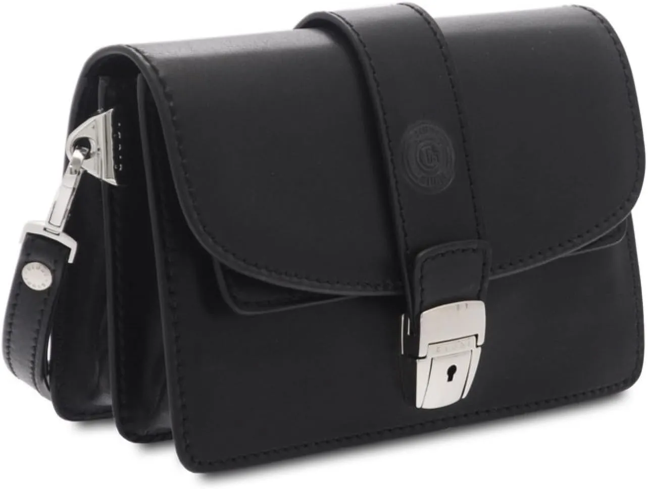 Giudi ® - 1511/GD Hand Bag in Cowhide Leather, Genuine Leather, Wrist Handle, Two Compartments, Made in Italy