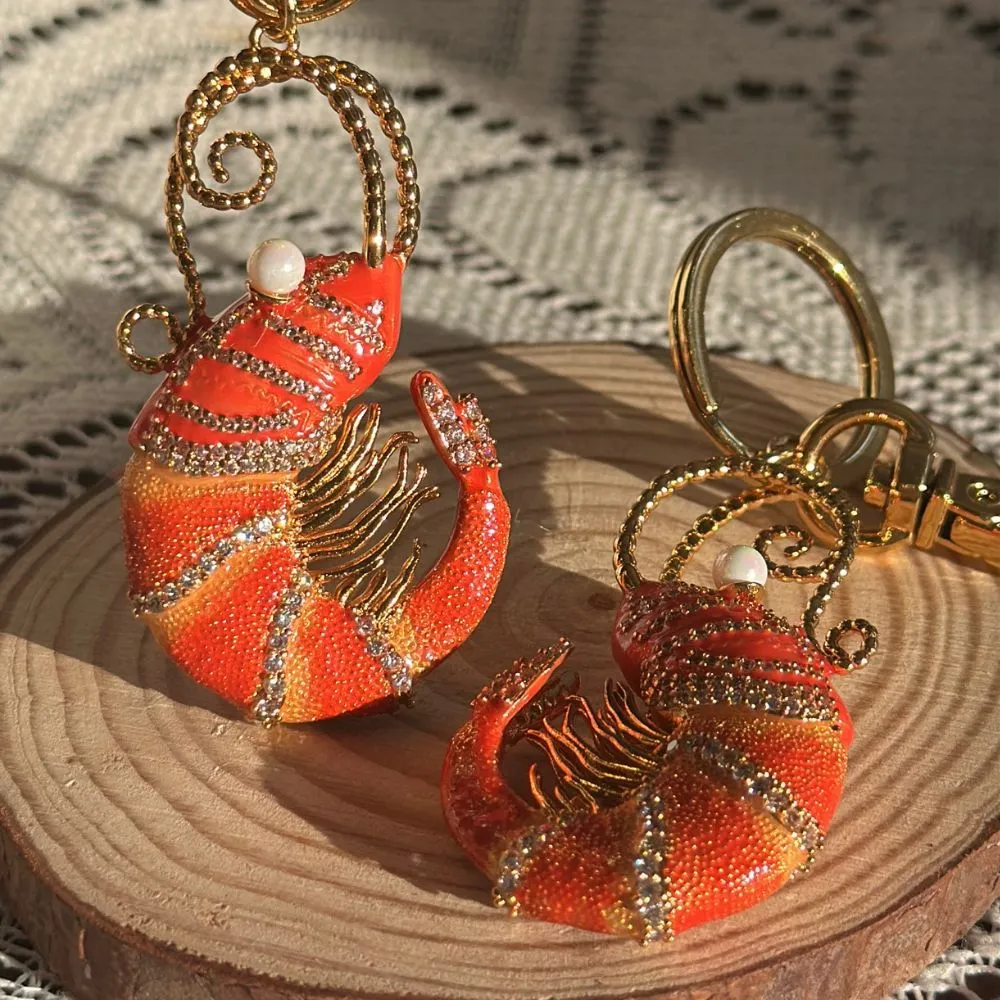 Glamorous Shrimp Pendant