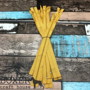Golden Rod 12 inch Zipper 10 Pack