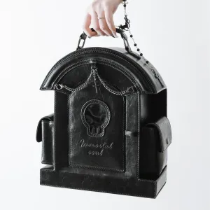 Grave Arch Structured Leather Bag
