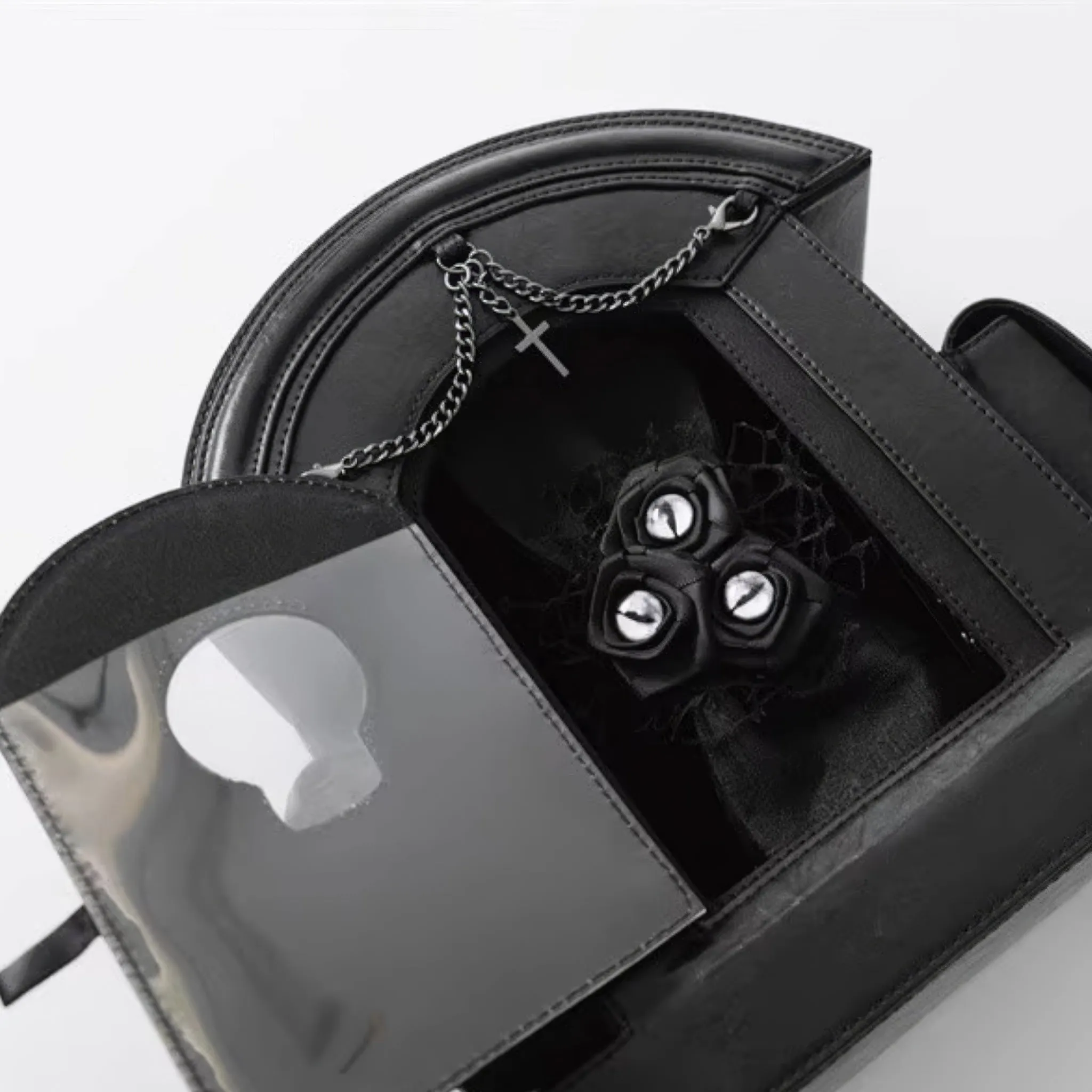 Grave Arch Structured Leather Bag