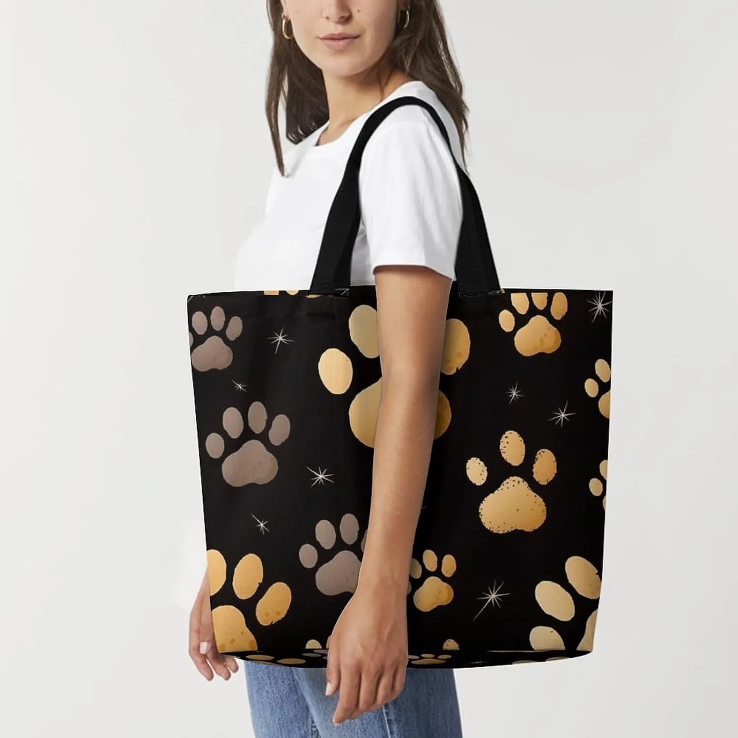 Grocery Bag Reusable Tote Bag Foldable Flying Dragon Shopping Bag Handbag Washable Shoulder Bag for Travel