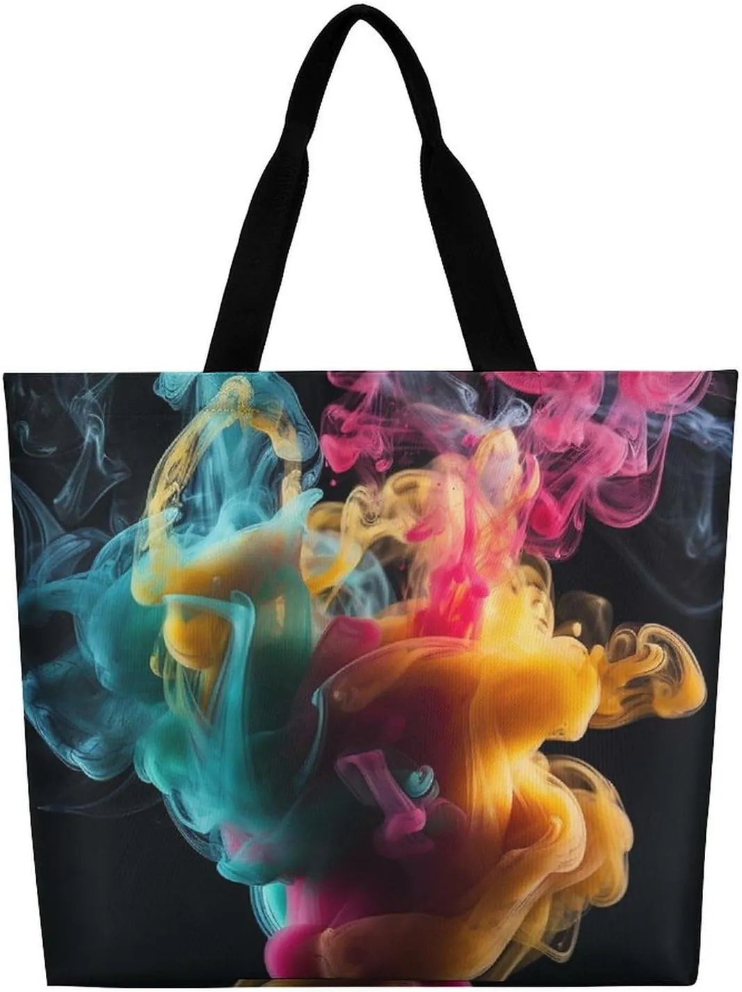 Grocery Bag Reusable Tote Bag Foldable Pirate Skull Shopping Bag Handbag Washable Shoulder Bag for Travel