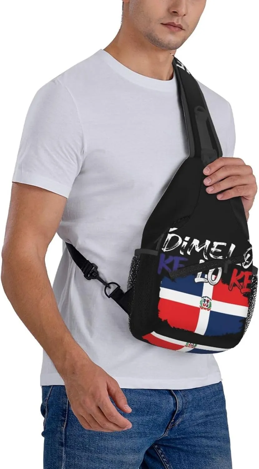 Guatemala Guatemalan Flag Sling Bag Adjustable Chest Bags Casual Crossbody Bag Travel Shoulder Backpack