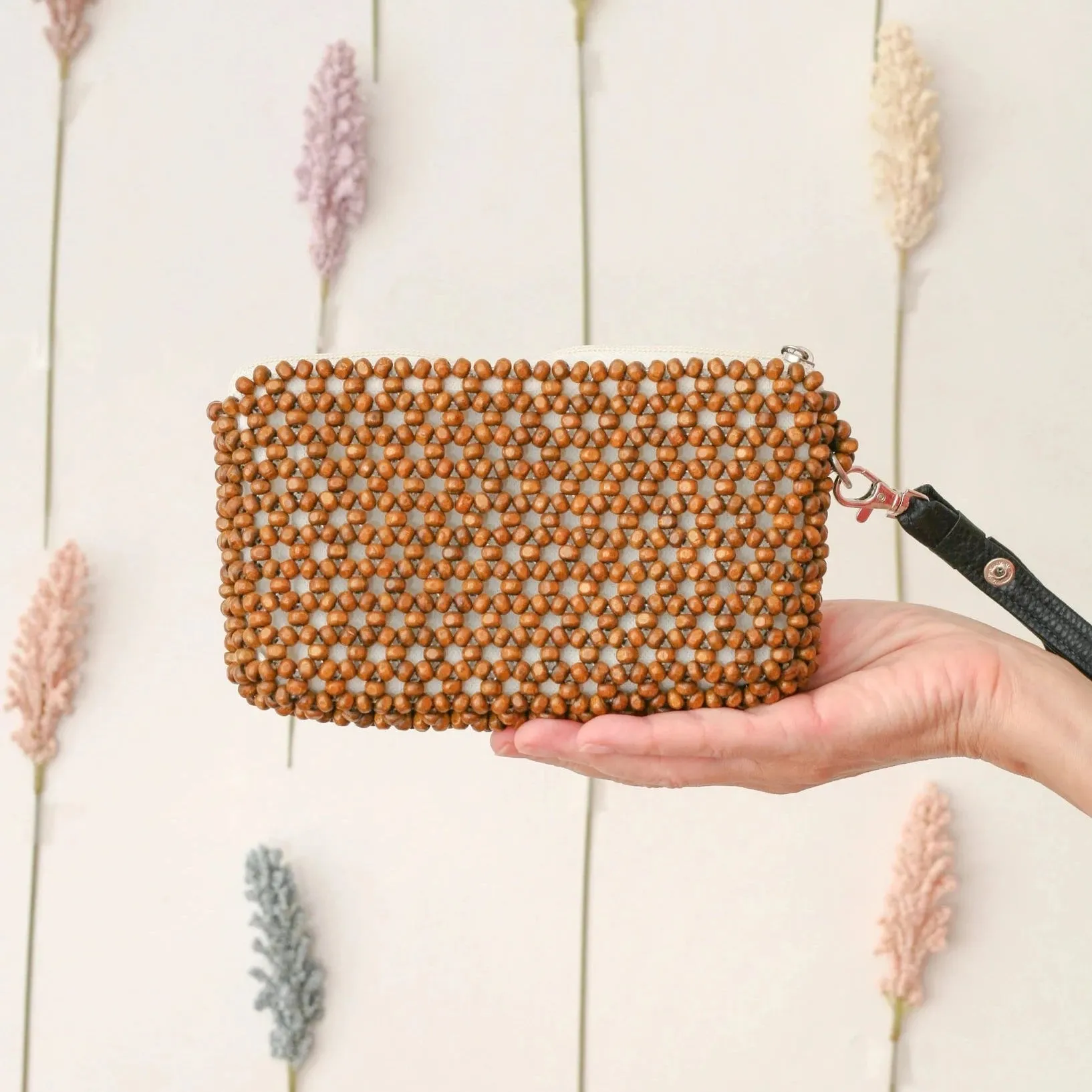 HABI Footwear and Lifestyle Amelia Beaded Pouch
