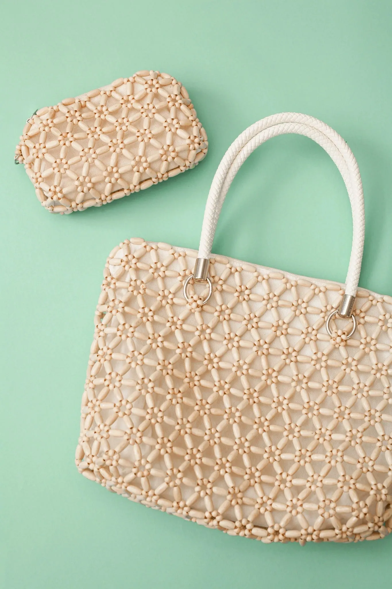 HABI Footwear and Lifestyle Pia Beaded Tote Bag