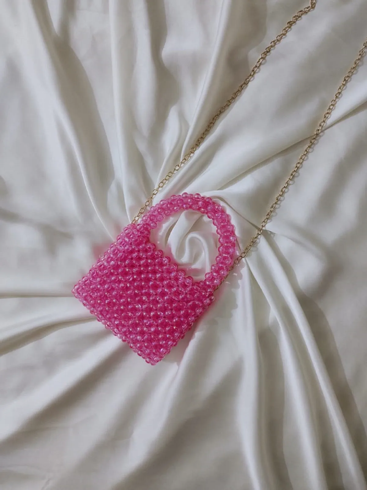 Handcrafted Mini Beaded Cross body Bag