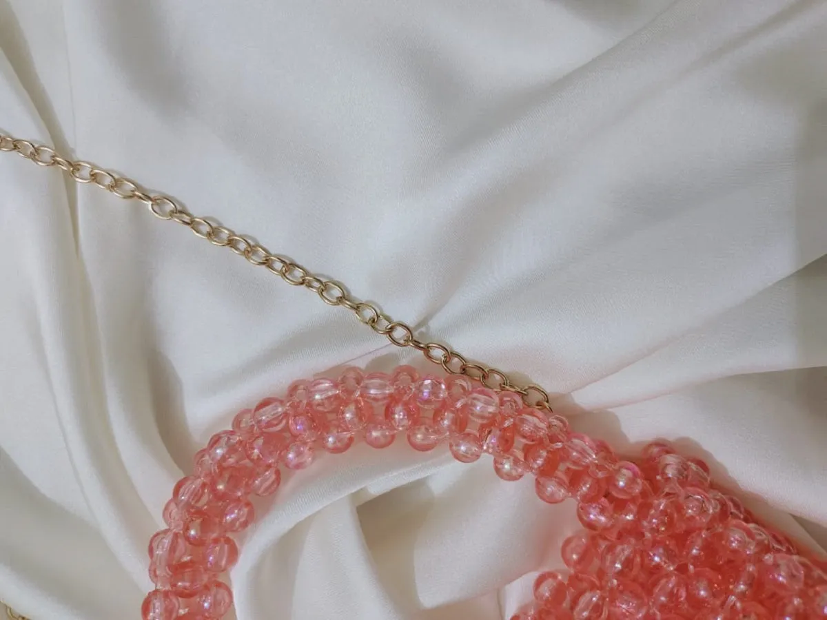 Handcrafted Mini Beaded Cross body Bag