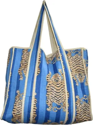 HANDICRAFTS Women’s 100% Cotton Lightweight Shoulder Tote Bag with Interior Poeckt Casual Handbag