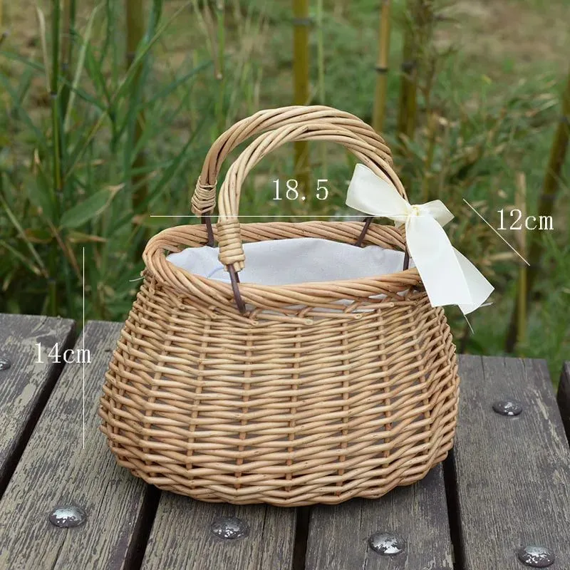Handmade Rattan Straw Tote Bags for Women